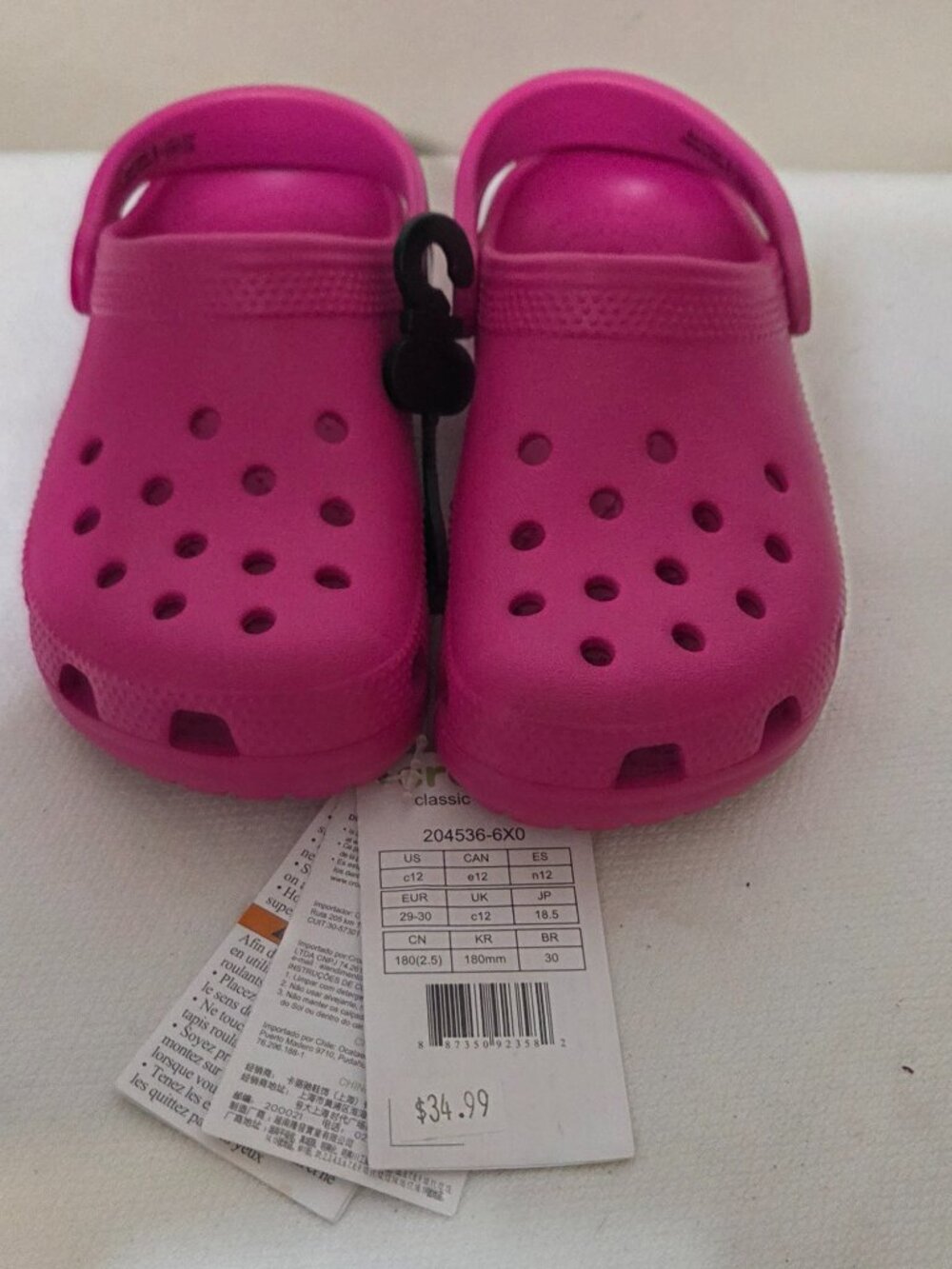 Crocs Kids Baya Clogs Pink SIZE 12/C